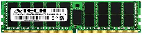 זיכרון A-Tech 32GB עבור Dell PowerEdge R440, T440, R540, R640, T640, M640, FC640, R740, R740XD, R940, C6420 | DDR4 2666MHz ECC RDIMM PC4-21300